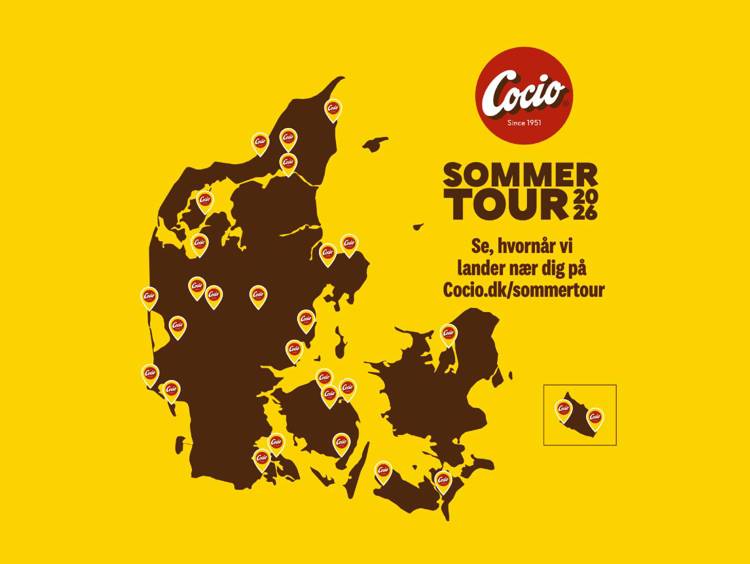 Sving forbi og skab gode sommerøjeblikke på dette års Cocio Sommertour
